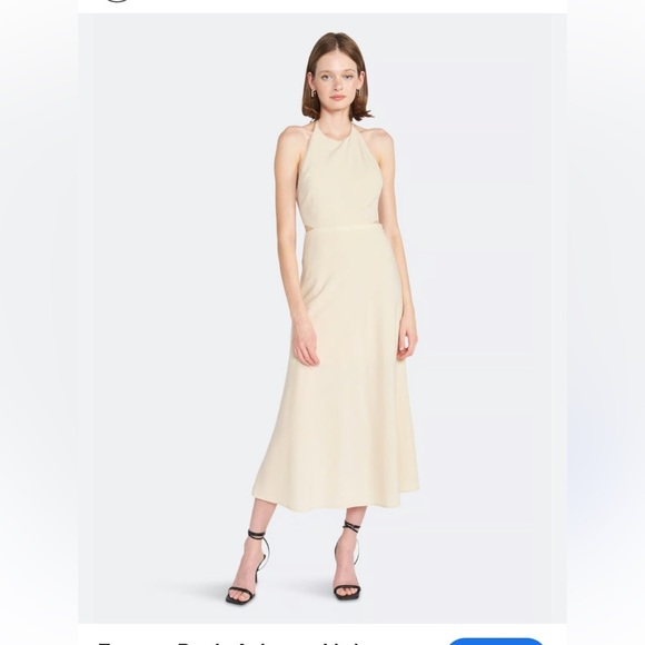 Emory Park Orange Halter Sundress Cocktail - Picture 1 of 8